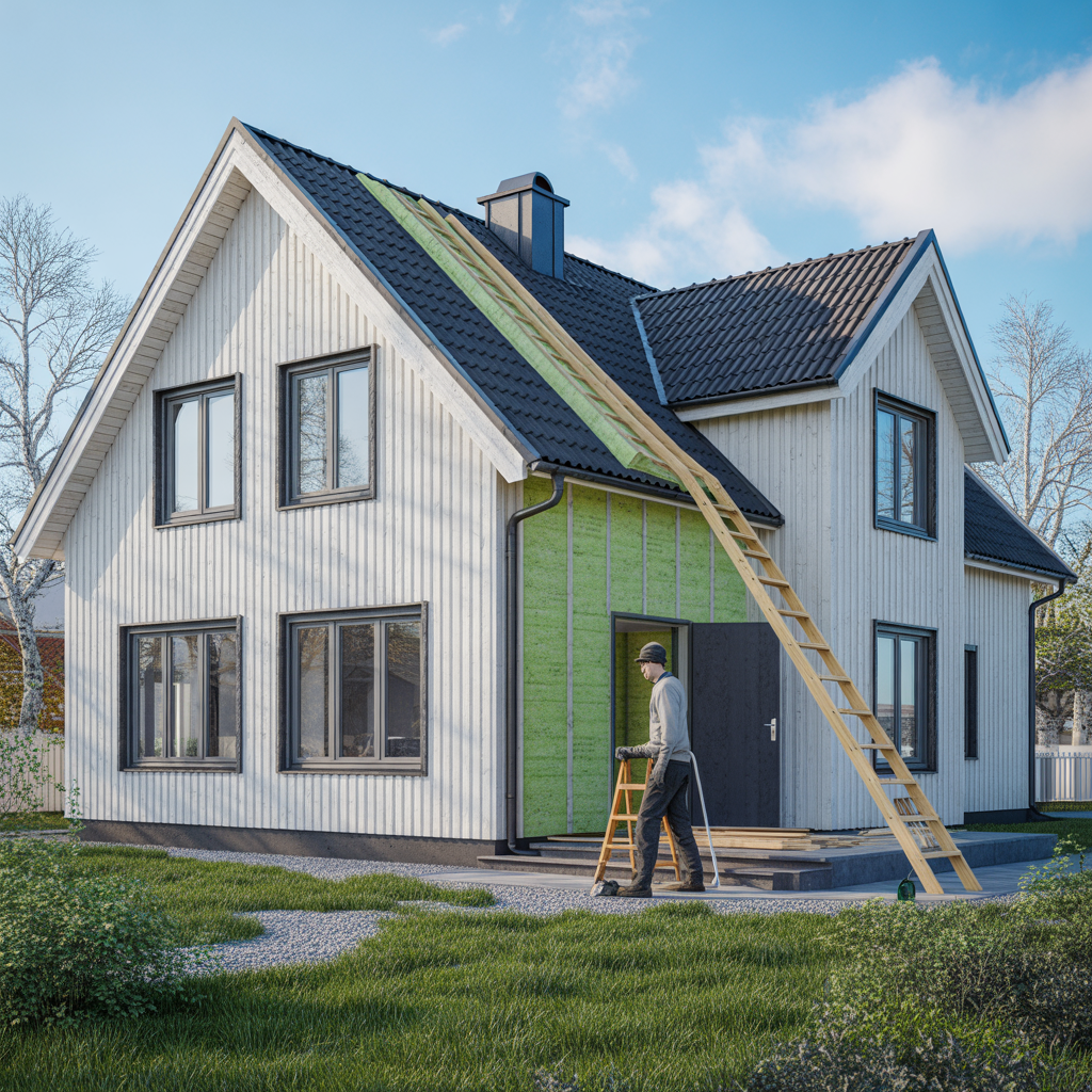 1.Hur du minskar husets energiforbrukning genom ratt isoleringsmetoder