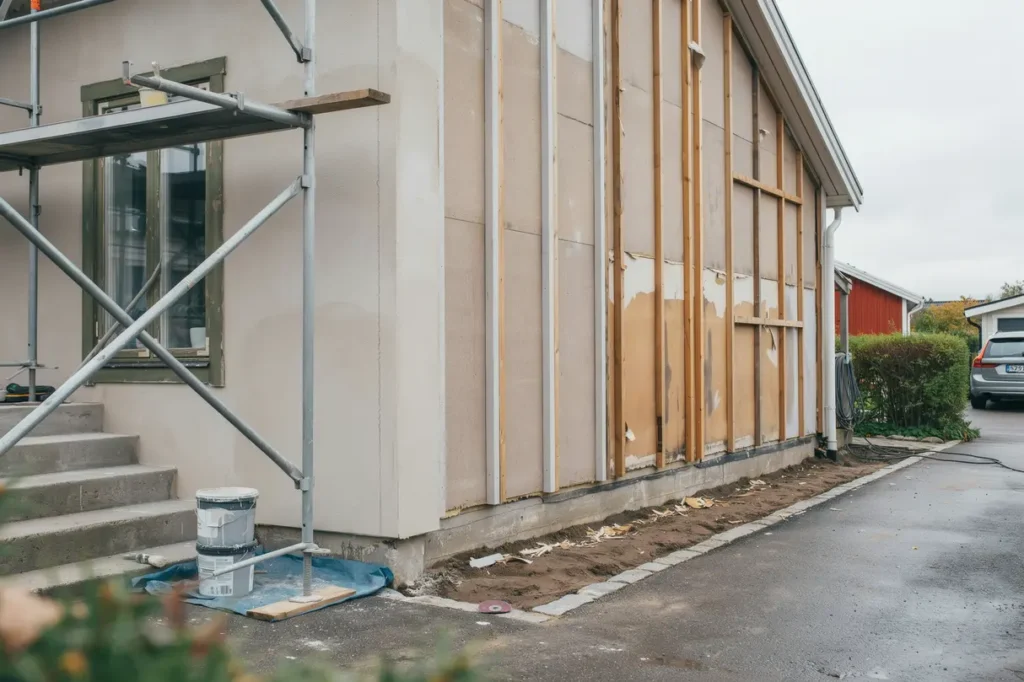 renovera fasaden r tt putslagning panelbyte och m lning som h ller l ngre